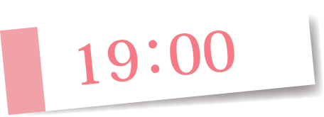 19時00分